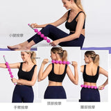 Fascia muscle relaxation rod roller yoga five male and female spike hedgehog ball massage stick
