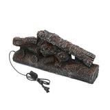 110V-220V  54CM Electric Simulation Charcoal Fake Firewood Charcoal Fireplace Decoration