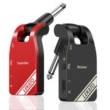 LEKATO Guitar System Rechargeable Audio Transmitter Receiver 2.4G Wireless Guitar Transmitter Receiver System for Guitar Bass