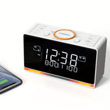 1pc DAB & FM Radio Alarm Clock With 40 Presets, Bluetooth,Dual Alarm,Sleep Timer,Dimmer Control, USB Charger And Earphone Jack ITOMA 728-UK