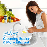 1pc Electric Magic Brush, Spin Scrubber, Electric Cleaning Brush 5-in-1 Handheld Kitchen Cleaner