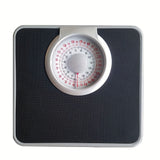 1pc BR808 Mechanical Personal Bathroom Scales, Extra Large Analog Dial Scales, Retro Spring Scales, 150kg/330lb Dual Reading For Hotel Fitness Beauty Salon