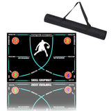 Basketball Dribble Mat - Shock Absorbing, Silent for Youth and Adult Ball Control Training