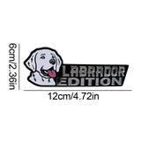 3D Dogs Stylish Emblems And Badges Acrylic Funny Automotive Badge Sticker For Car Dog Lover