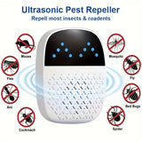 1PC repellent, improved version of dual speaker ultrasonic insect repellent