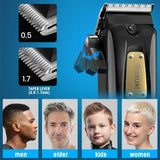 RESUXI D9High Power Oil Head Trimmer Salon Household Hair Clipper Men's Professional Electric Haircut Grooming Kit