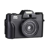 4K Digital For Photography and Video Auto focus Anti-Shake 48MP Compact Vlogging Camera 3' '180°Flip Screen with Flash