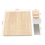 Wooden Blocking Board With 324 Small Holes Granny Square Crochet Board For Setting Sewing Knitting Knitting Patterns Artworks