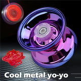 4 Color Professional Aluminum Yoyo Beginners Metal Yo-Yos For Kids And Adults With Yo Accessories Toy Gift