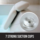3D PU with Suction Cup Home Tub Spa Head Pillow Hogar Room Pillows Bathroom Accessories Bath