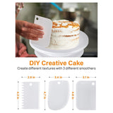 71PCS Cream Tool Cake Decorating Tip Icing Spatula With Piping Bag Smoother