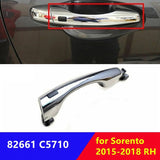 1Pair Inductive Assy Door Outside 82651C5710 82661C5710 For Kia Sorento 2015-2019 Chrome Pull Handle Have Button