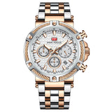 Leisure Waterproof Quartz Watch Luminous Men's Steel Strap Watch