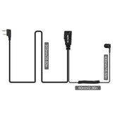 walkie talkie roll up earphones, earplug type in type, K-head/M-head dual needle, left and right ear universal