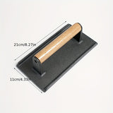 1pc, Durable Cast Iron Meat Press for Perfectly Pressed Burgers and Meats - Kitchen Gadget for Home Cooks