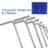6 PCS Telescopic Gauge Inner Diameter Gauge 8-150Mm 5/16-6 Inch Telescopic Gauge