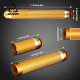 Aluminum Alloy Case Portable Humidor Moisture Storage Tube Pocket Metal Tobacco Cigarettes Holder Cigar Accessories