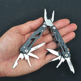 A Hot selg Multi Tool Stainless Steel free sample Wire Stripper With Knife Screwdriver Saw Folding Pliers