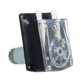 DC 24V Peristaltic Large wrate Liquid Dosing Pump 1500ml/min 2 Rollers w/ Tube for Aquarium Lab Chemical Analysis