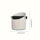 1pc Coffee Knock Box Steel Shock-Absorbent Espresso Knock Box Barista Coffee Grind Dump Bin With Non-Slip Base Accessories