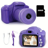 Upgrade And Portable Toddler Digital Kids Camera Long Lens HD Digital Video Camera