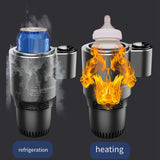 Car 12V Heating Coog Intelligent Beverage Holder Smart 2-In-1 Cup With Temperature Display