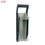 12/16oz Hand Beer Can Crusher Wall Mounted Dispensing Can Crusher Grip Handle Wall Mounted Recycling Coke Bottle Flattening Tool