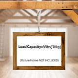 2PCS Adjustable Picture Hanging Wire Kit - Heavy Duty Hardware , 1M X1.5Mm Stainless Steel Cables Hanging Rope
