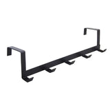 Bathroom door 5 hooks, coat shelf, hat, towel rack, kitchen and bathroom accessories
