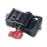 Adjustable Monitor Mount with 1/4 3/8 Screw ARRI Mount Quick Release Monitor Holder Camera Clamp Swivel Tilt