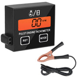 30000RPM Tester Digital Speedometer Chainsaw Tachometer RPM Hour Meter Mower Tractor Inductive Gauge Motorcycle Car Accessories