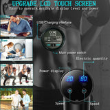 Electric Fascial Handheld Massager Deep Tissue Powerful Vibration Sports Muscle Massage Gun
