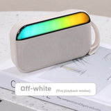 Mini Portable Outdoor Heavy Bass Bluetooth Soundbar Wireless Handsfree Call MP3 Music Player with RGB Light Support TF