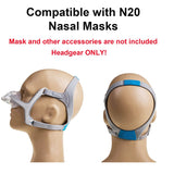 2-Pack Replacement Strap For N20 Nasal Pillow Mask, CPAP Headgear Compatible With N20, Adjustable Headband