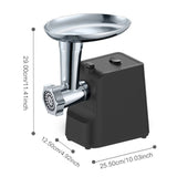 Electric Grinder - Heavy Duty Meat Mincer and Stuffer Maker with Sausage Grinder Plates for Home Kitchen.