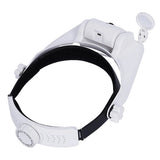 USB Rechargeable Loupe Watchmaker Repair Glasses Magnifier LED Headband Magnifying Glass 1.5x 2x 2.5x 3x 3.5x 8x