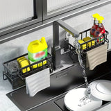 Cloth holder, basket, sponge drainage rack, brush, towel, hand sanitizer, bathroom and kitchen supplies