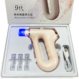 New Wireless Beauty Gun With 3PCS Free Needles Facial Stem Cell Therapy Professional Microneedling Pen Mesotherapy Derma Stamp