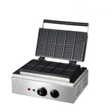 Factory Wholesale Commercial Rectangle Baker 10pcs Nonstick Electric Belgian Waffle Maker Snack hine