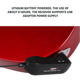 Aroma Aru-02 Guitar Wireless System Transmitter Receiver Rechargeable Musical Bass Guitars Wireless Built-In Rechargeable