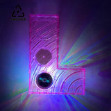 CRUSHER L Shaped Acrylic Hookah Set with LED Lights Smoking Water Pipe Narguile Complete for Party Pipes Accessories