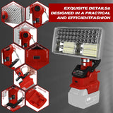 40W 4200LM LED Work Light Outdoor Flashlight Rechargeable Lamps with Clip Vertical Lamp for Milwaukee 18V Li-ion Battery