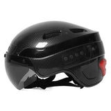 Electric Cycling Helmet EPS Turning Light Video Record BT Speaker Magnetic Goggles Smart Bike Helmet for Roller Skating