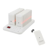 Pagers Wireless Calg System Buzzer Restaurant Bar 16 Pager Receiver with 1 Keypad Transmitter Guest Paging Cafe Coaster