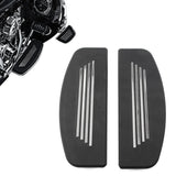 Top-1Pair Motorcycle Front Footrest Insert Peg Trim For Street Electra Tri Road Glide Rider Foot Pedal Covers