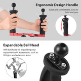 Andoer Dual Handle Diving Rig Handheld Underwater Stabilizer with Shutter Release Lever for GoPro Canon Sony Nikon Camera