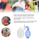 Manual Resuscitator PVC Adult Ambu Bag kit Tool Simple Breathing Apparatus Training Or First Aid At Ambulanc