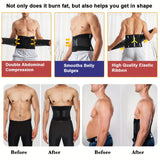 Men's Waist Training Belt, Weight Loss, Abdominal Control, Body Shaping Belt, Sweat Belt