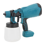 Spray Gun Cordless High Power Electric Paint Sprayer for Makitas 18V Battery 1L Charge Display