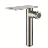 1pc Bathroom Single Lever Sink Faucet, Crane Brass Sink Faucet, Hot And Cold Water Tap, Bathroom Accessories